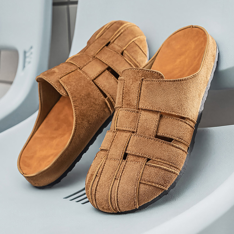 Men'S Shoes Birkenstock - รองเท้าแตะลำลองแบบสวมสำหรับฤดูร้อน พื้นนุ่ม ใส่ได้ทั้งชายและหญิง สไตล์กลาดิเอเตอร์ เหมาะสำหรับใส่เดินเล่นนอกบ้าน ชายหาด