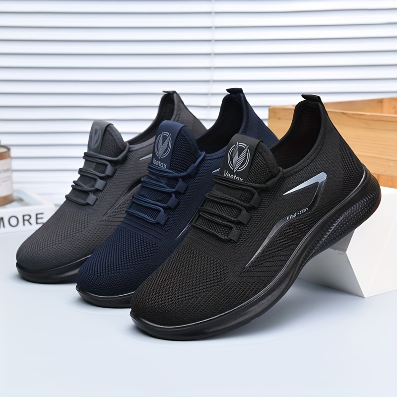 Men Shoes Trainers - รองเท้าผ้าใบตาข่ายระบายอากาศสำหรับผู้ชาย รองเท้าเดินน้ำหนักเบา รองเท้าวิ่งกลางแจ้งแบบสบาย ๆ ไม่ลื่น รองเท้าฤดูร้อนที่ใส่สบาย