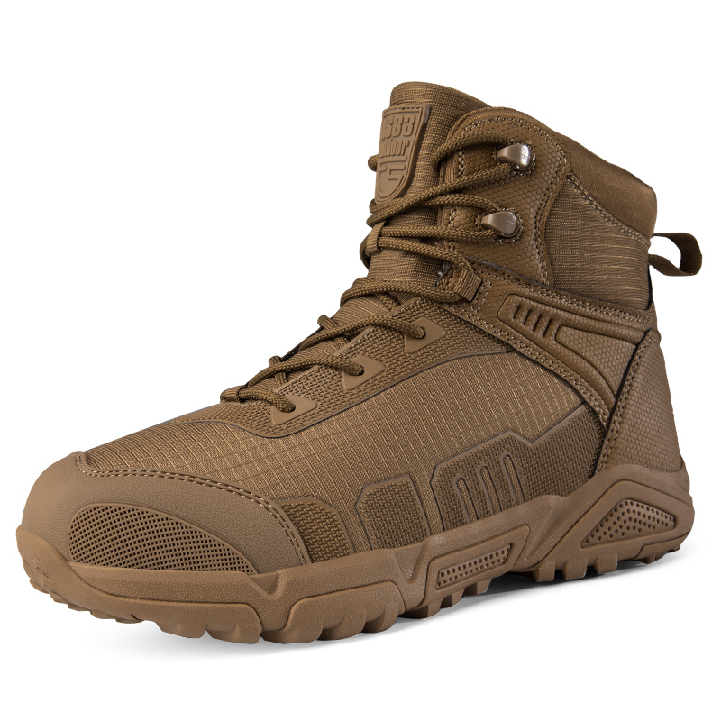 Hiking Boot Waterproof - รองเท้าบูทผู้ชายแบบยุทธวิธี รองเท้าทหารกันน้ำ น้ำหนักเบาพิเศษ รองเท้าทำงาน รองเท้าฝึกซ้อม รองเท้าเดินป่า
