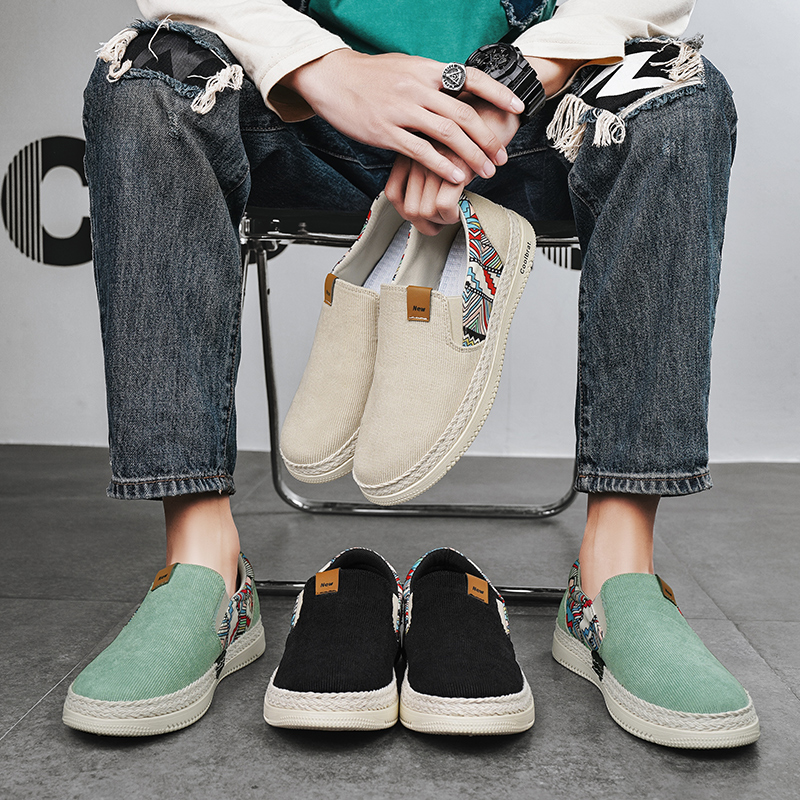 Men Shoes Everyday - รองเท้าผ้าใบใส่สบายทุกวัน วัสดุนุ่มระบายอากาศได้ดี เหมาะสำหรับการเดินทางในตลาด ทริปไปสวนสาธารณะ และการเดินทางในเมืองระยะสั้นแบบสบายๆ