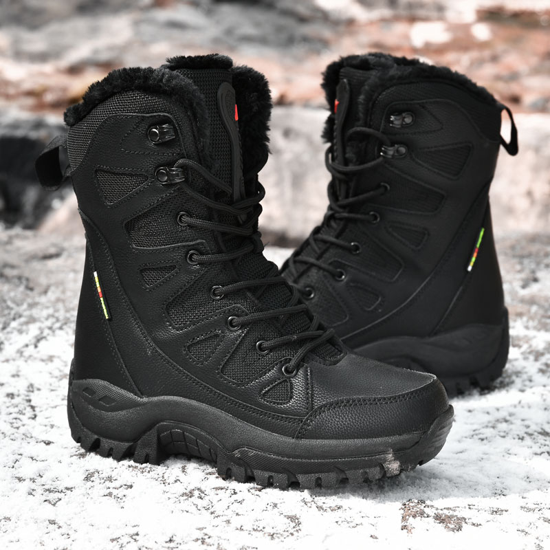 Hiking Boot Waterproof - รองเท้าบูทผู้ชายแบบยุทธวิธีใหม่ กันน้ำ เหมาะสำหรับล่าสัตว์ เดินป่า รองเท้าแบบผูกเชือก รองเท้าบูททหารสำหรับผู้ชายและผู้หญิง