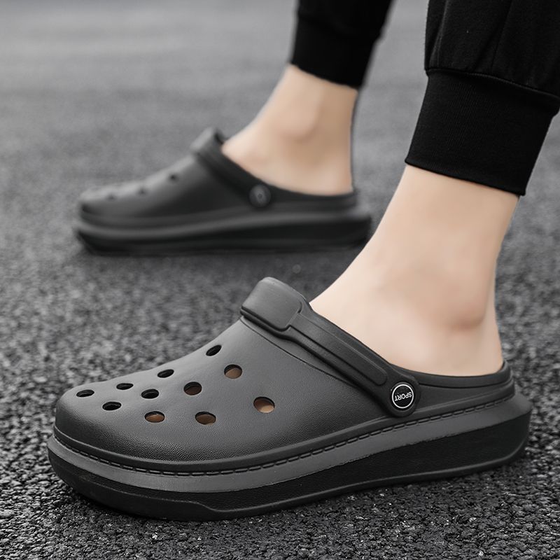 Men Shoes Elegant - ชายหาดBreathableแพลตฟอร์มชายรองเท้าแตะOriginal Designerรองเท้าผู้ชายหรูหรารองเท้าราคาถูกLiquidationต่ําราคาElegantสไลด์