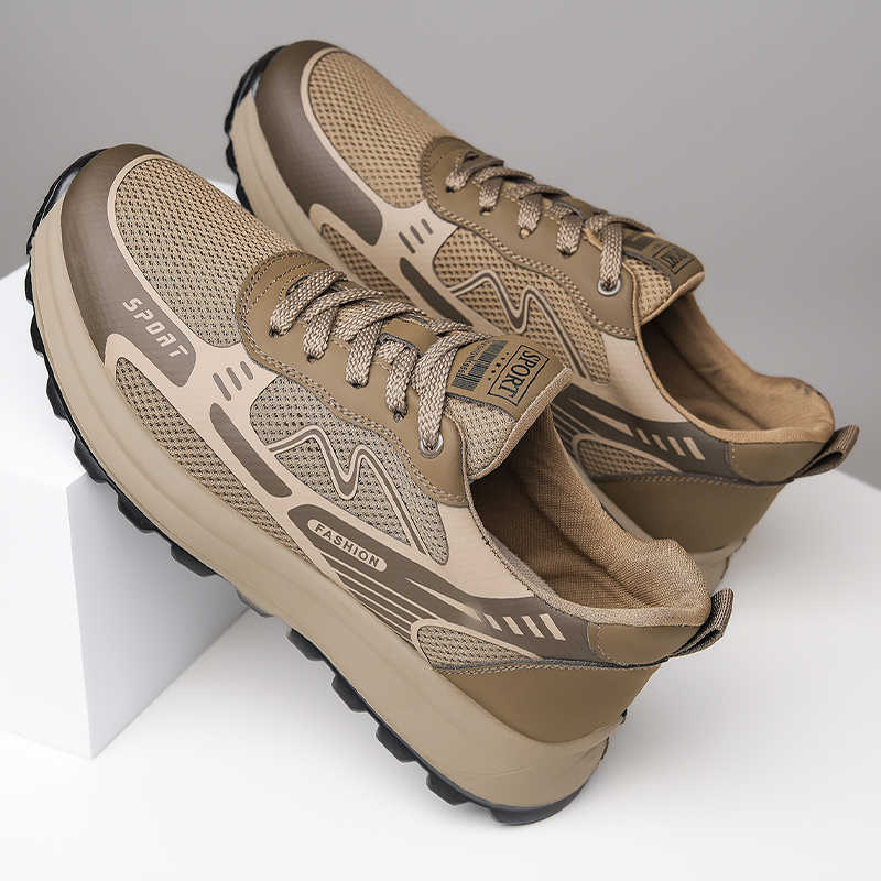 รองเท้าบูทหุ้มข้อสูงแบบผูกเชือ - Men Shoes Trainers บทวิจารณ์และราคา