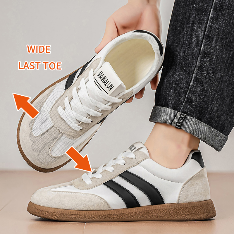 รองเท้าผ้าใบผู้ชายแบบหน้ากว้าง - Men Shoes Size 46 บทวิจารณ์และราคา