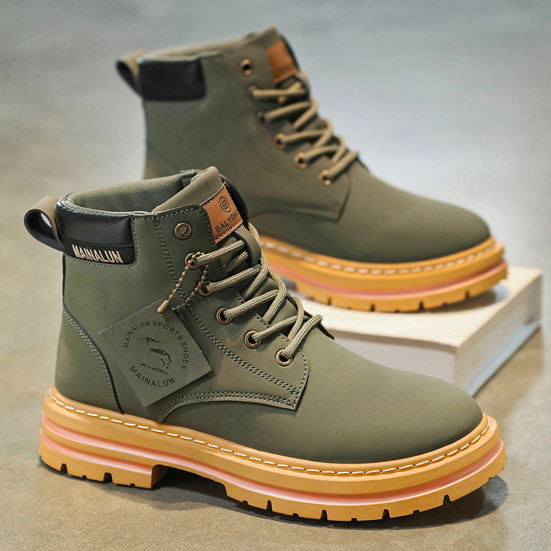 รองเท้าบูทหุ้มข้อผู้ชายแบบคลาส - Men Shoes Everyday บทวิจารณ์และราคา