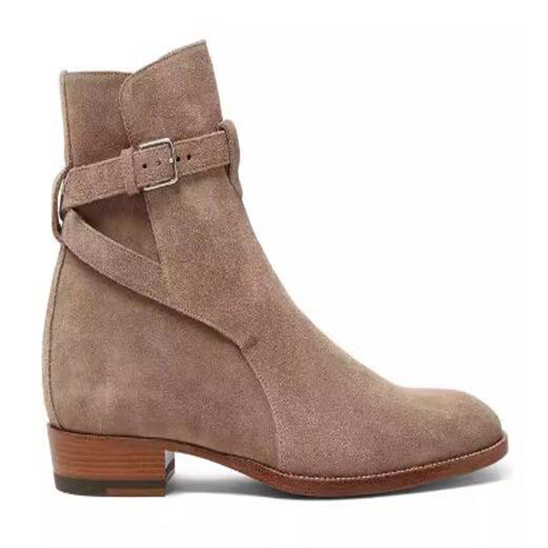 รองเท้าบูทหุ้มข้อแบบสวม สไตล์อ - Men Shoes Size 46 บทวิจารณ์และราคา
