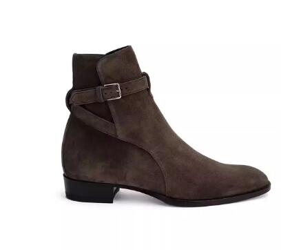 รองเท้าบูทหุ้มข้อแบบสวม สไตล์อ - Men Shoes Size 46 บทวิจารณ์และราคา