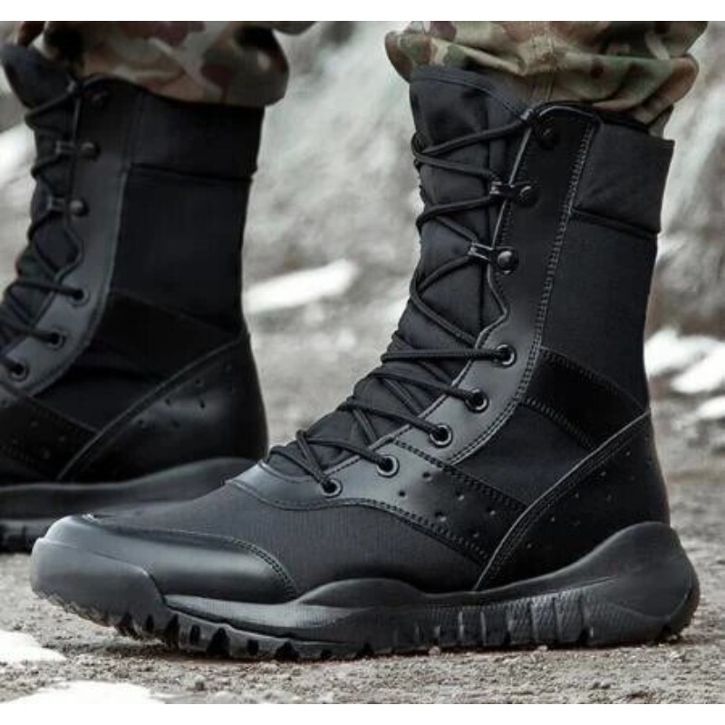 รองเท้าบูททางยุทธวิธีน้ำหนักเบ - Hiking Boot Waterproof บทวิจารณ์และราคา