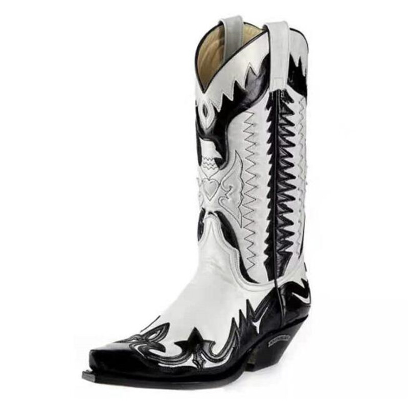 รองเท้าบูทคาวบอยแฟชั่นใหม่ปี 2 - Men Shoes Size 46 บทวิจารณ์และราคา
