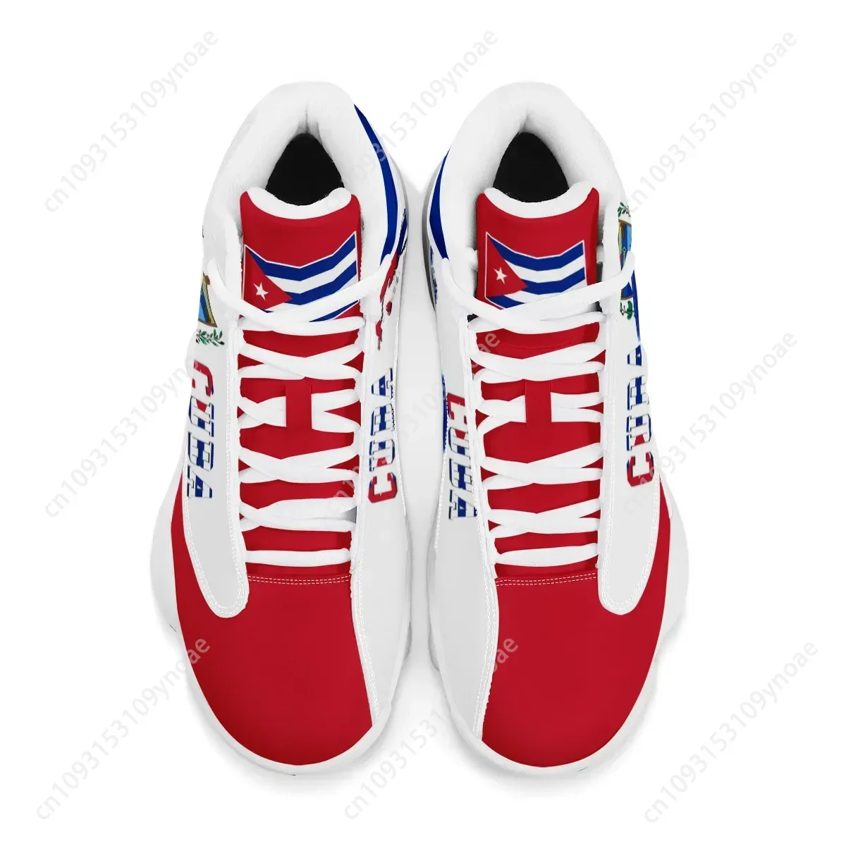 CUBA Flag พิมพ์ Cool Men บาสเก - Men Shoes Runners บทวิจารณ์และราคา