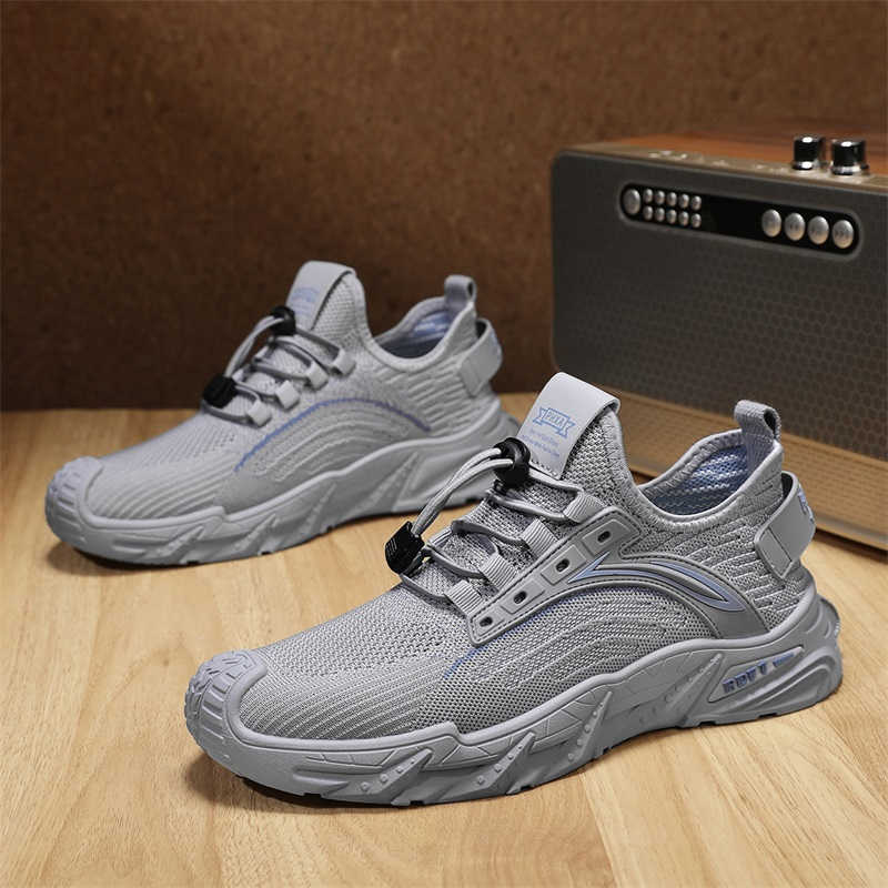 รองเท้าผ้าใบหนัง PU ส้นหนา สีเ - Men Shoes Trainers บทวิจารณ์และราคา