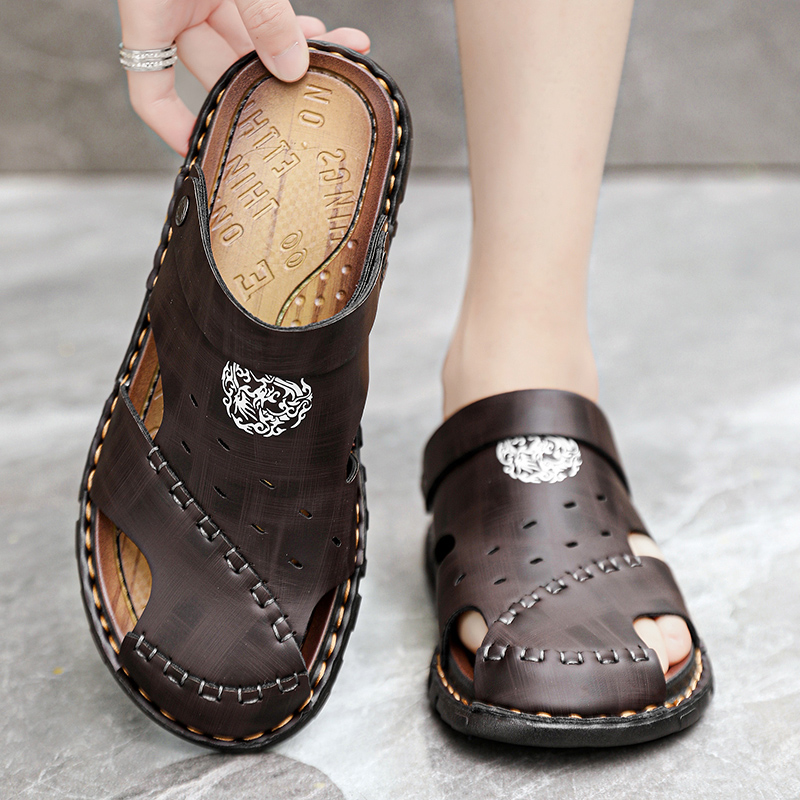 รองเท้าแตะผู้ชายฤดูร้อนสไตล์ชา - Men Shoes Size 46 บทวิจารณ์และราคา