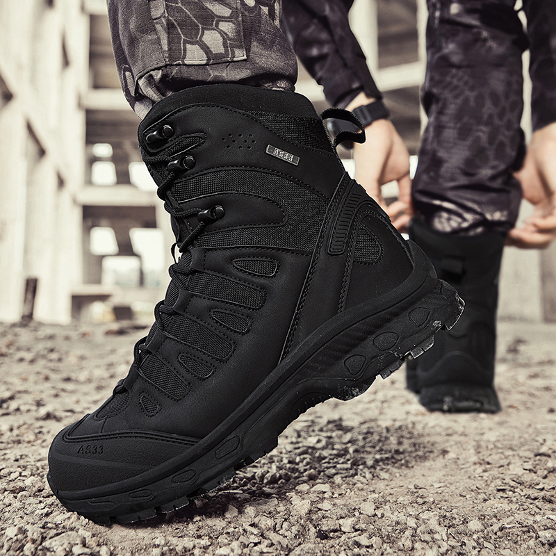 รองเท้าบูทผู้ชายแบบยุทธวิธี ยี - Hiking Boot Waterproof บทวิจารณ์และราคา