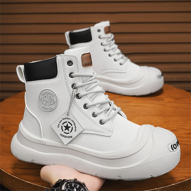 รองเท้าบูทข้อสั้นแฟชั่น สวมใส่ - Men Shoes Everyday บทวิจารณ์และราคา
