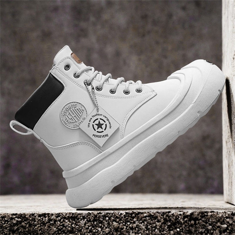 รองเท้าบูทข้อสั้นแฟชั่น สวมใส่ - Men Shoes Everyday บทวิจารณ์และราคา