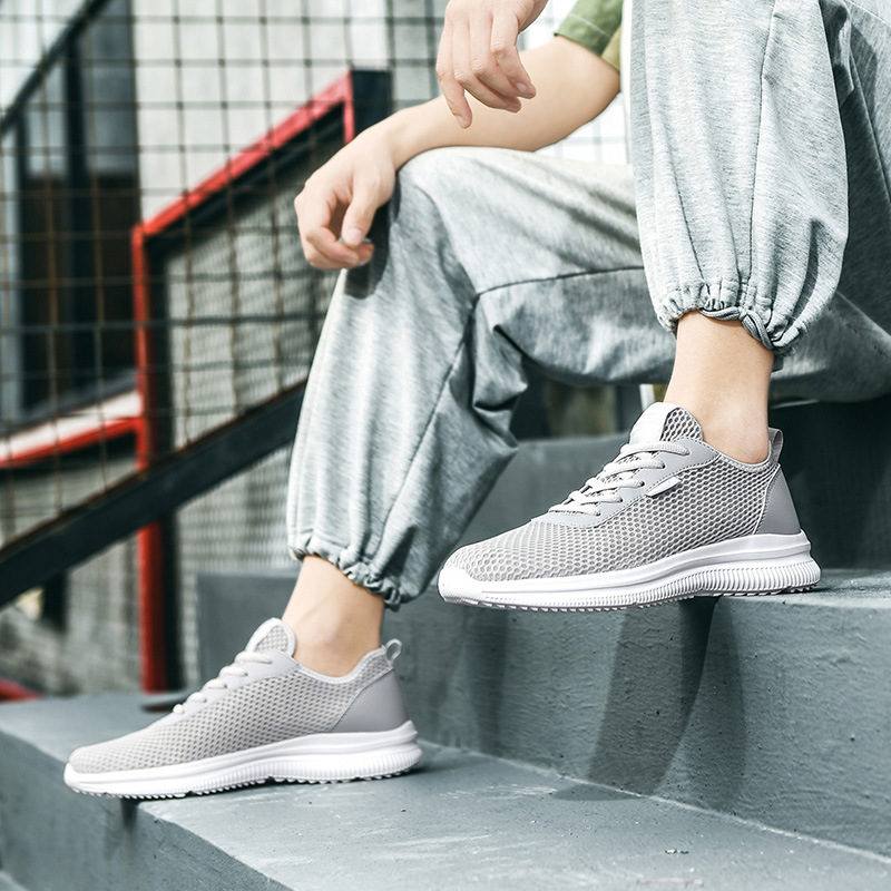 รองเท้าตาข่ายผู้ชายรองเท้าลำลอ - Men Shoes Trainers บทวิจารณ์และราคา