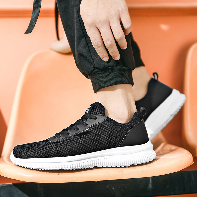 รองเท้าตาข่ายผู้ชายรองเท้าลำลอ - Men Shoes Trainers บทวิจารณ์และราคา