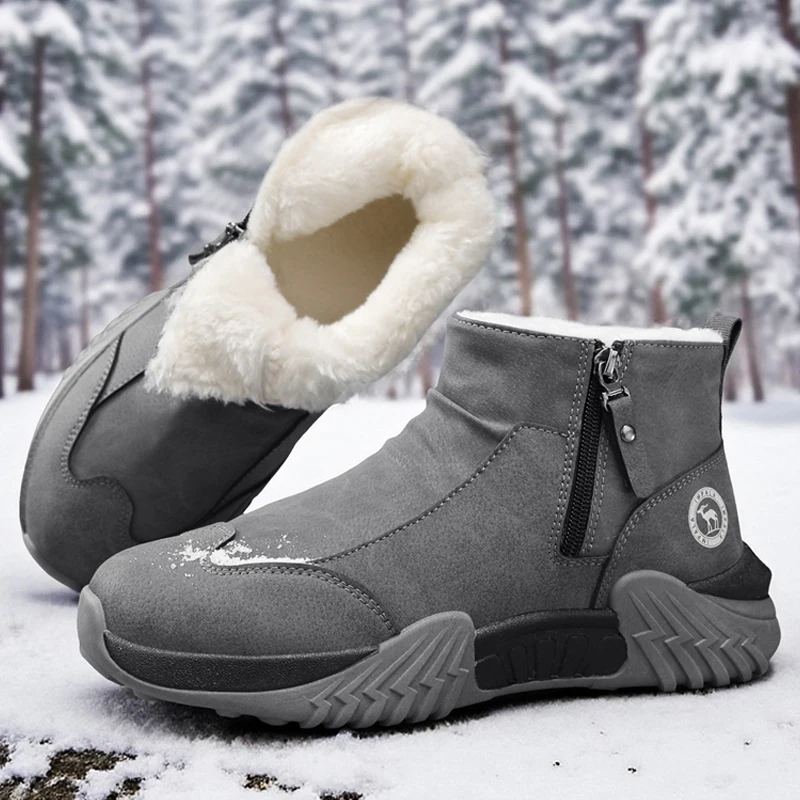 รองเท้าบูทกันหิมะฤดูหนาว รองเท - Hiking Boot Waterproof บทวิจารณ์และราคา