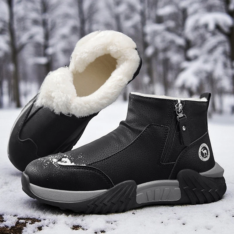 รองเท้าบูทกันหิมะฤดูหนาว รองเท - Hiking Boot Waterproof บทวิจารณ์และราคา