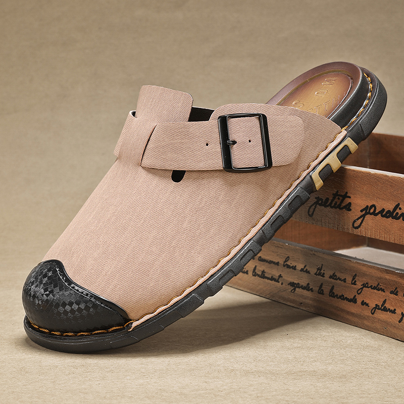ชายรองเท้ารองเท้าแตะฤดูร้อน PU - Men Shoes Size 46 บทวิจารณ์และราคา