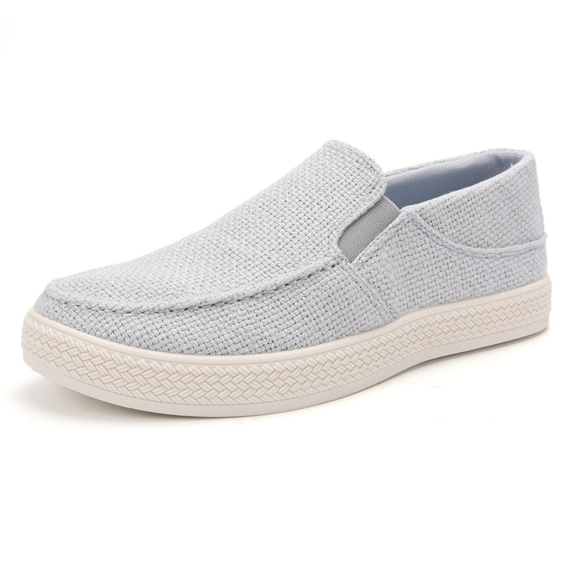 รองเท้าโลฟเฟอร์ผ้าลินินสำหรับผ - Men Shoes Everyday บทวิจารณ์และราคา